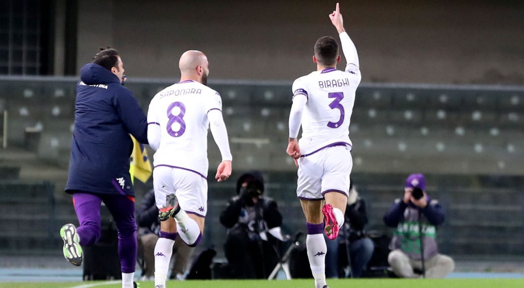 Serie A Roundup: Biraghi scores from his own half in Fiorentina win