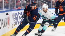 Oilers dress 17 skaters vs. Rangers after Kostin scratched with illness