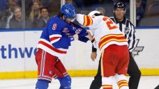 ‘We’re not going to back down’: Flames begin playoff push with epic effort at MSG