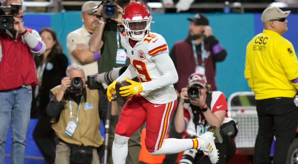 Chiefs receiver Kadarius Toney makes most of his Super Bowl touches