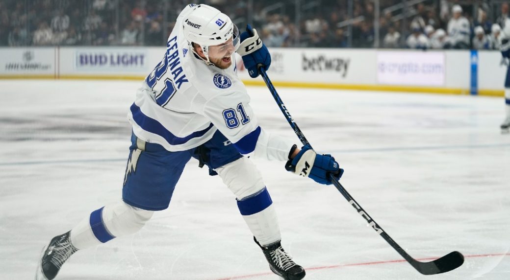 Lightning’s Cernak exits game vs. Devils with upperbody injury