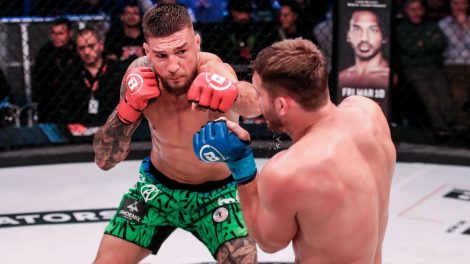 Bellator-MMA-welterweight-champion-Yaroslav-Amosov-punches-Logan-Storley-at-Bellator-291