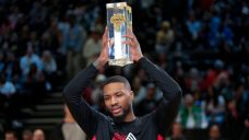 Trail Blazers’ Lillard wins 3-point contest after Pacers’ Haliburton ties record
