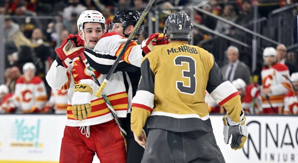 Flames a bust in Vegas: Late letdown leads to another stinging setback