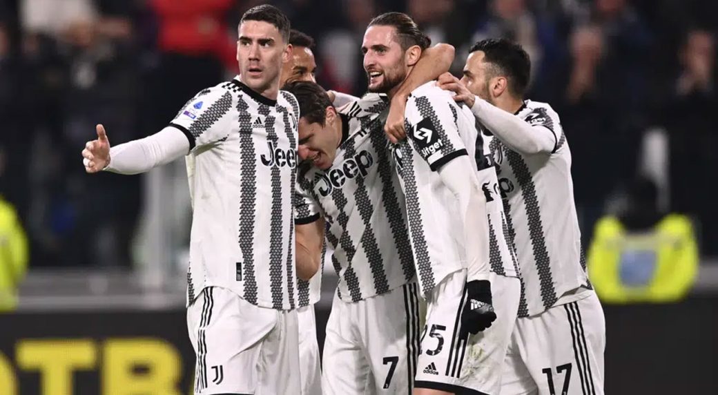Adrien Rabiot of Juventus celebrating after a goal during the Italian serie  A, football match between