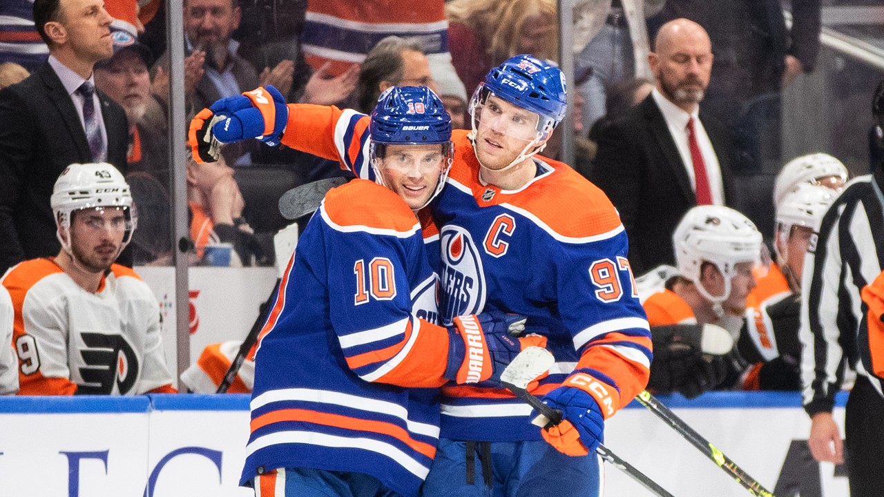 McDavid, Draisaitl share milestone moment as Oilers rally to beat ...