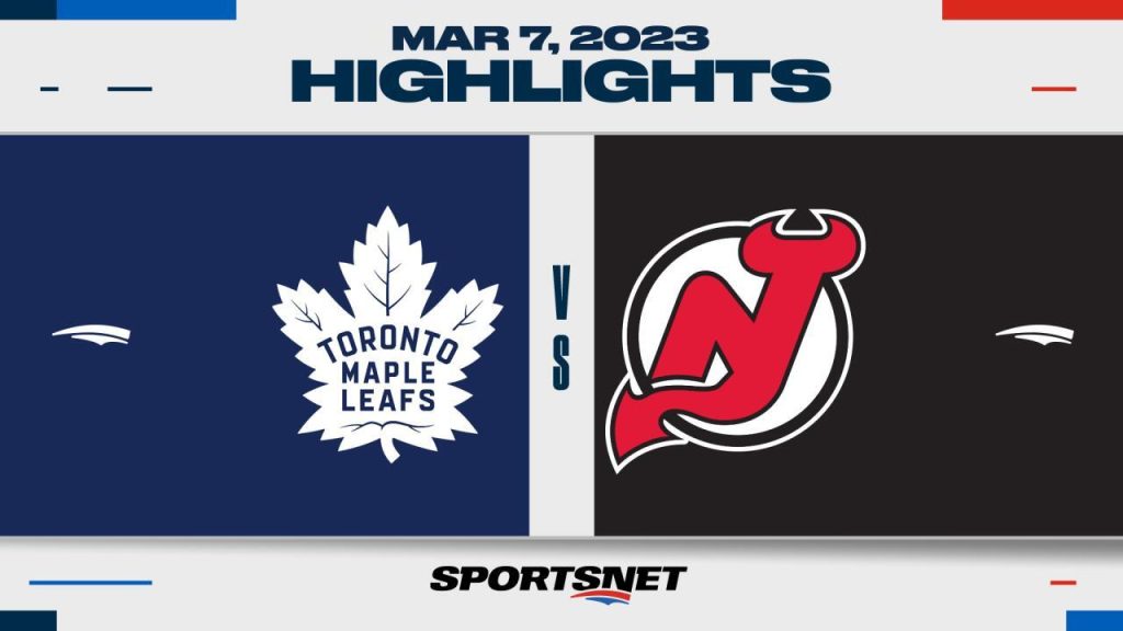 Maple Leafs @ Devils 11/23  NHL Highlights 2022 