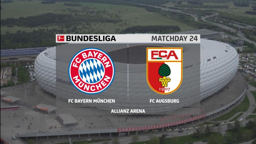 Bundesliga Bayern Munich 5, FC Augsburg 3