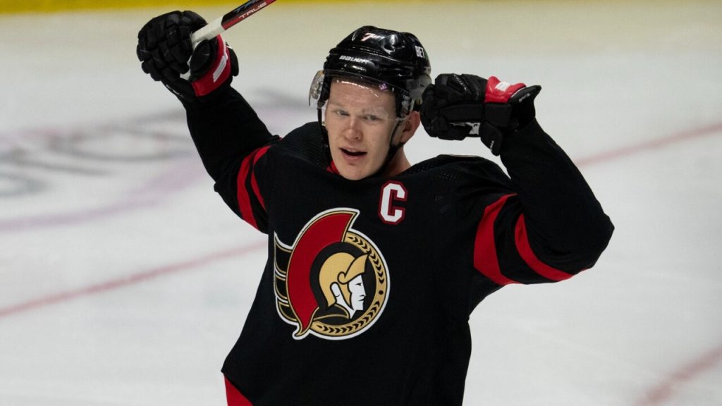 How Senators captain Tkachuk displays leadership on and off the ice