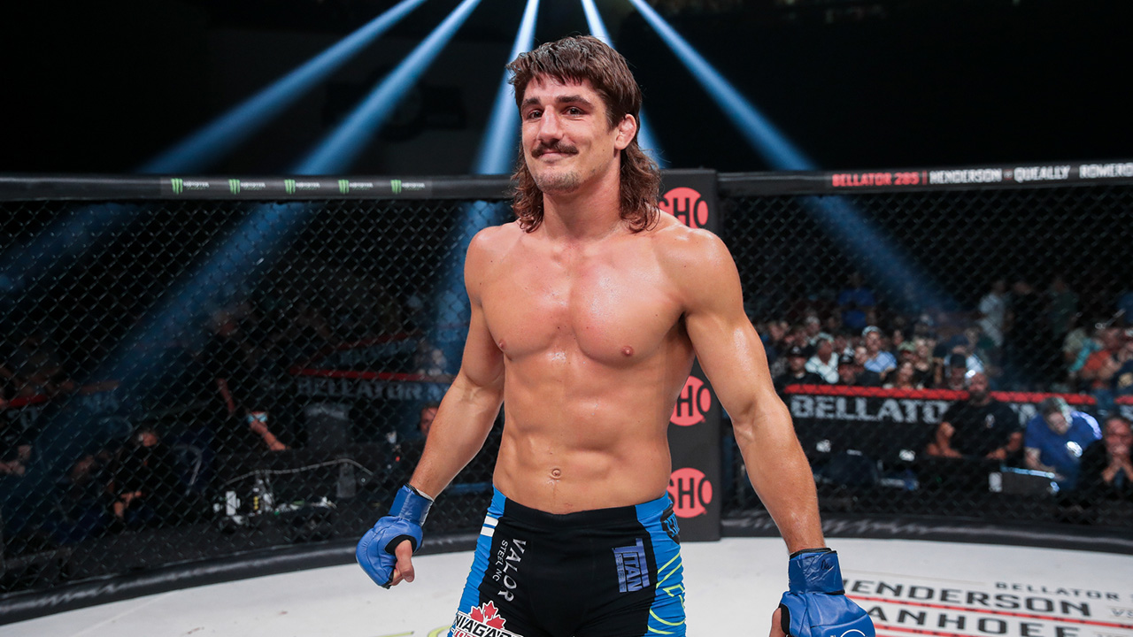 Canadian fighter Aaron Jeffery turning heads with his fists and mullet in Bellator