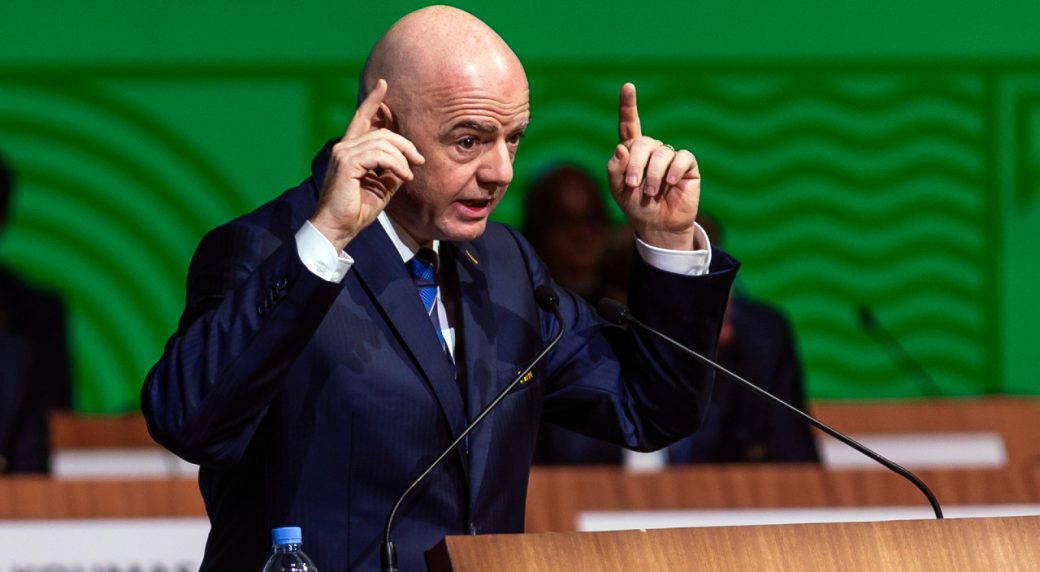 FIFA president Gianni Infantino re-elected by acclaim