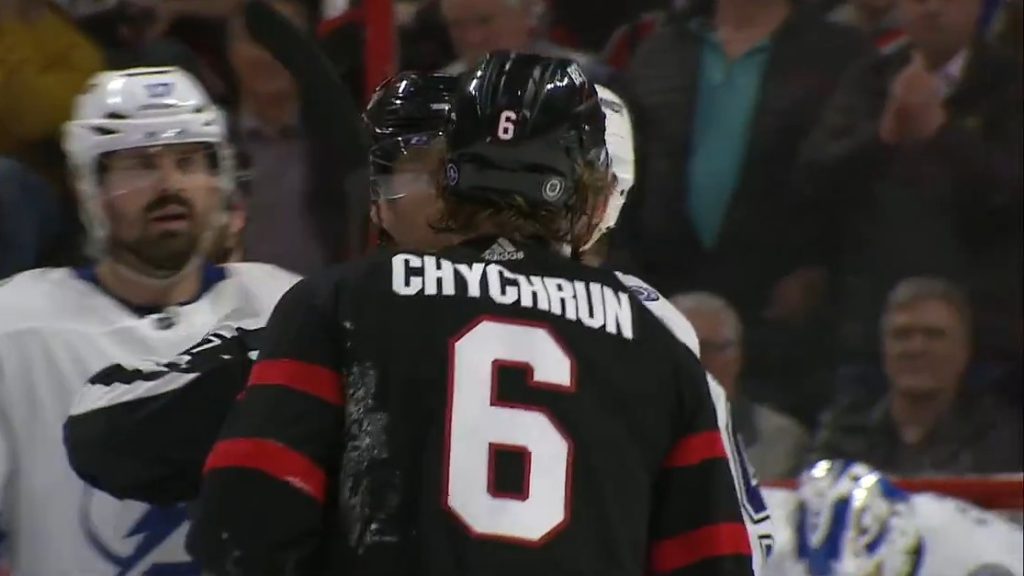 Rookie Chychrun making big impact on and off ice