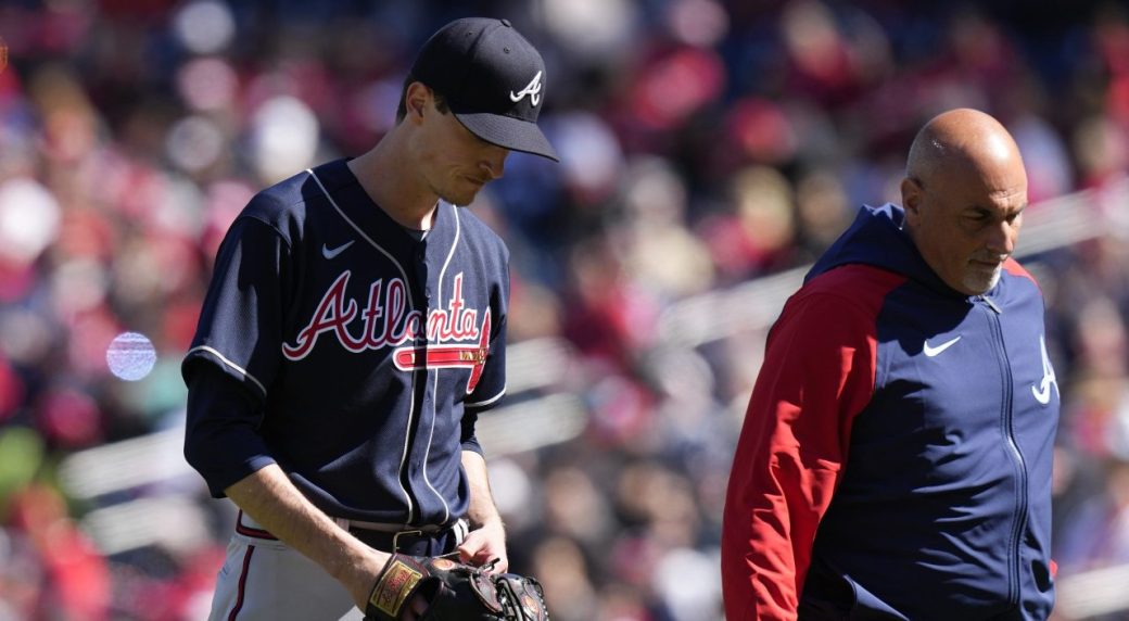 Atlanta pitcher Max Fried leaves with left hamstring issue in fourth inning
