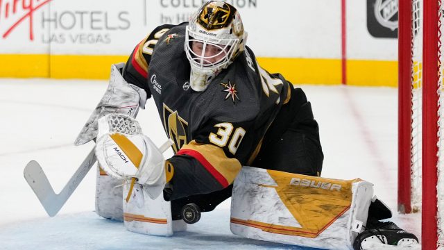 Golden Knights overcome goalie injuries to lead West