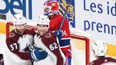 Lehkonen pots two before leaving with injury as Avalanche overwhelm Canadiens