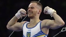 Ukrainian Olympic gymnast Verniaiev’s doping ban halved