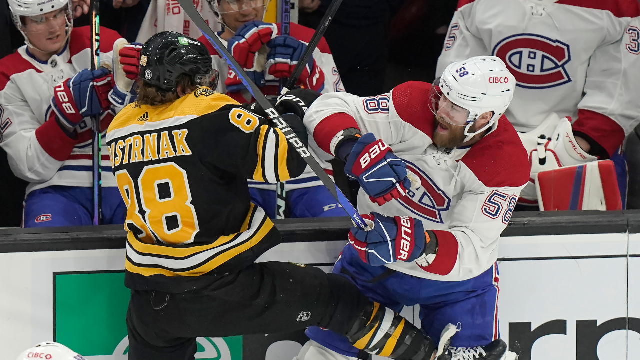 Pastrnak gets 49th goal, Bruins top Canadiens for fifth win in row