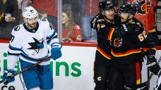 Toffoli’s two-goal effort leads Flames to win over Sharks