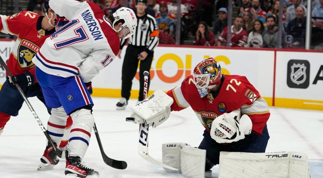 Canadiens, Panthers combine for 10 goals in crazy first period to tie