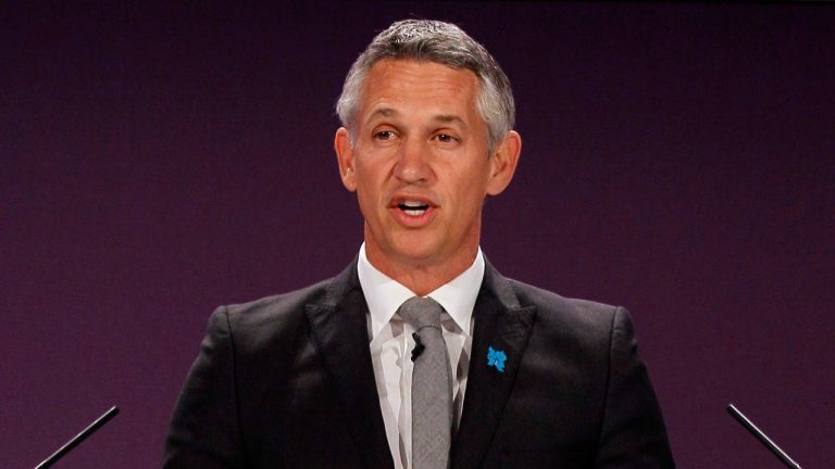 Former England soccer player Gary Lineker. (Kirsty Wigglesworth/AP)