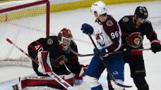 Avalanche put dent in Senators’ playoff hopes with win off strange goal