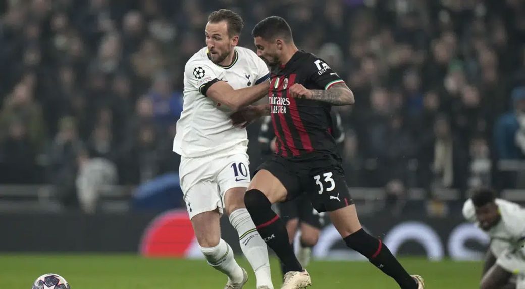 AC Milan reaches Champions League quarterfinals after draw with Spurs