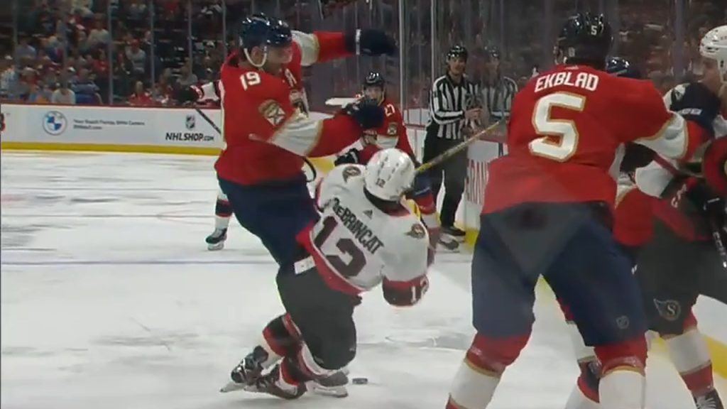 The NHL Punishes Matthew Tkachuk For Cross-Check in Game 4