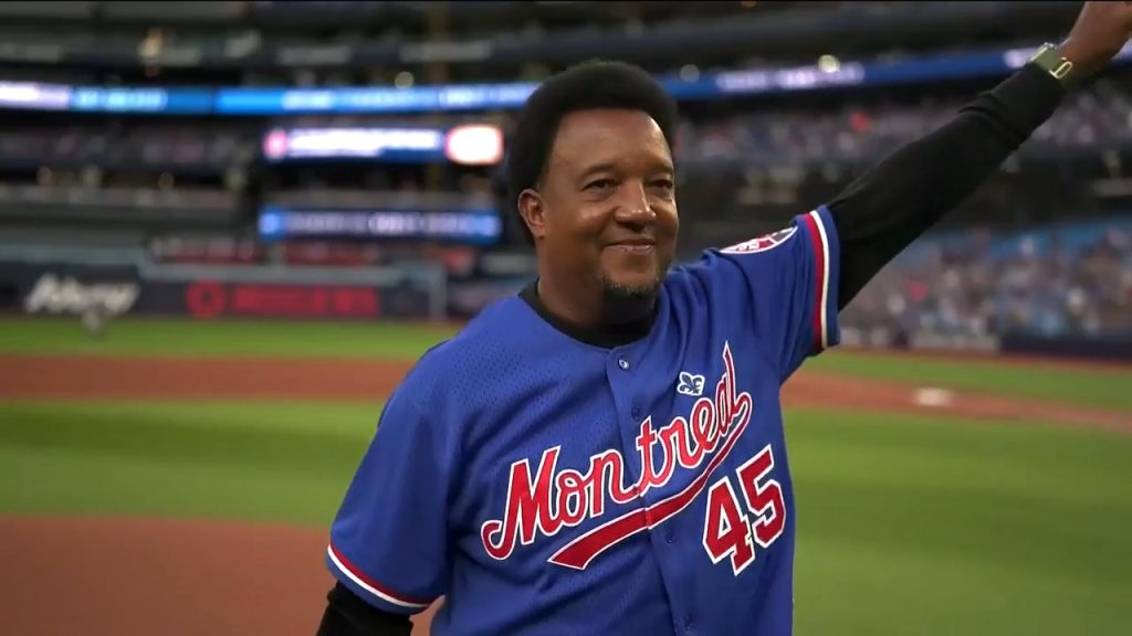 Hall of Famer Pedro Martinez throws first pitch to Guerrero Jr. ahead of Blue Jays vs. Tigers