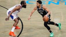 Embiid-less 76ers complete sweep of Nets, first team to advance to Round 2