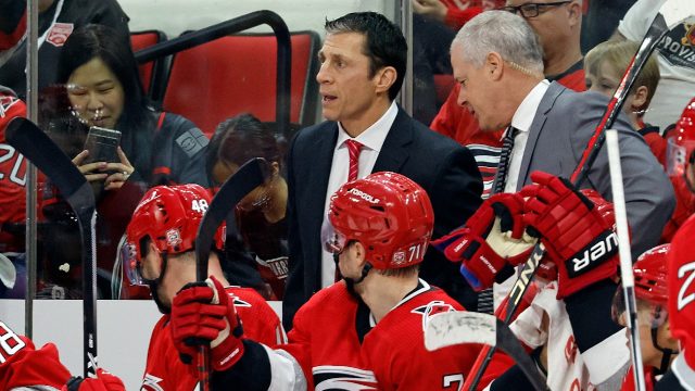 Hurricanes' Rod Brind'Amour Rips Refs After Loss to Bruins over