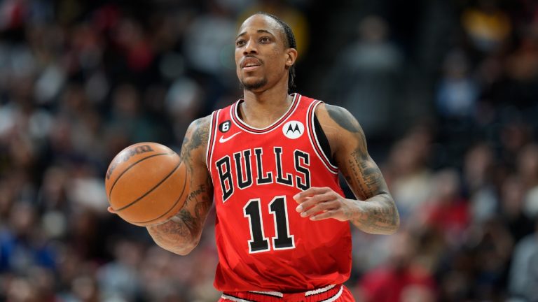 Chicago Bulls forward DeMar DeRozan. (David Zalubowski/AP)