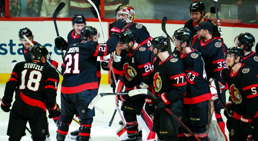 Dany Heatley Ottawa Senators Black Easton Game Used Stick