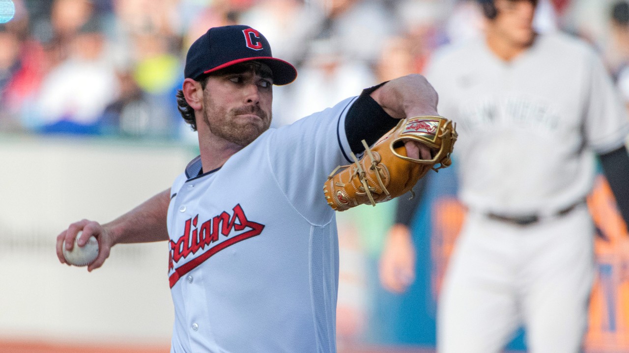 Shane Bieber shut down for at least two weeks