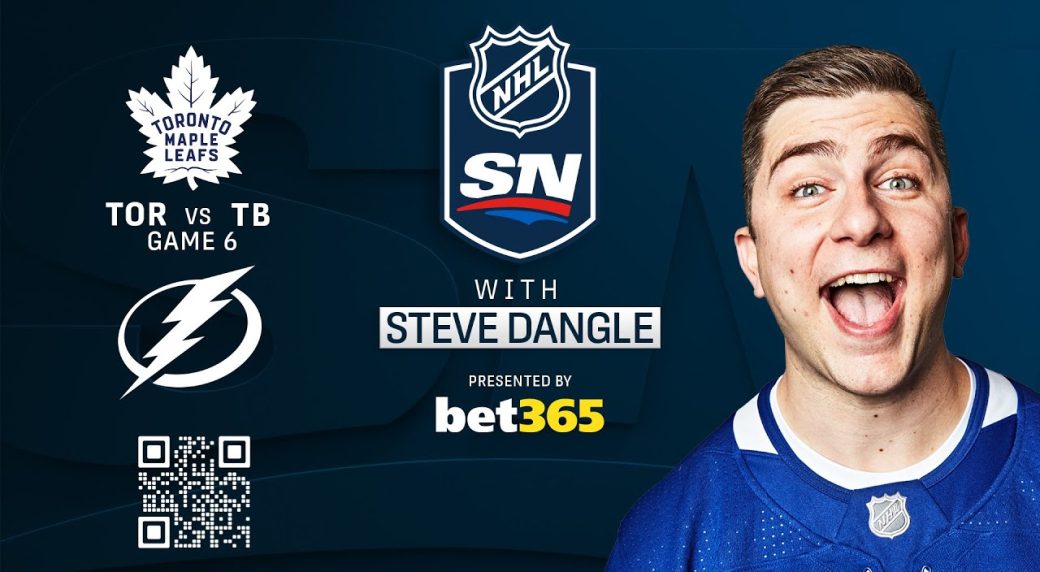 Watch a game with Steve Dangle Maple Leafs vs. Lightning, Game 6