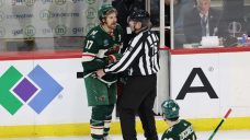 Wild’s Foligno booted out for knee-on-knee hit on Stars’ Faksa