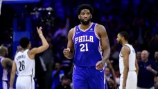 76ers’ Harden ejected, but not Embiid for groin-area shots to Nets