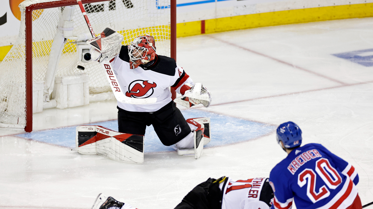 Akira Schmid shines again in Devils' Game 5 win over Rangers