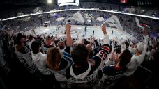 Manitoba government commits up to $300,000 for Jets whiteout rallies