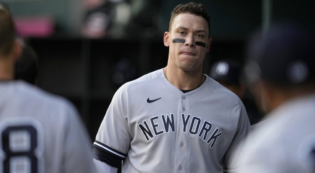 Why Yankees' Aaron Judge is out of lineup against Astros 