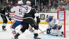 Campbell saves Oilers with huge performance in relief of Skinner vs. Kings