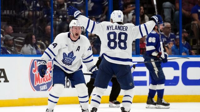 Maple Leafs' Sam Lafferty fined for cross-checking Tampa Bay Lightning's  Ross Colton in Game 3