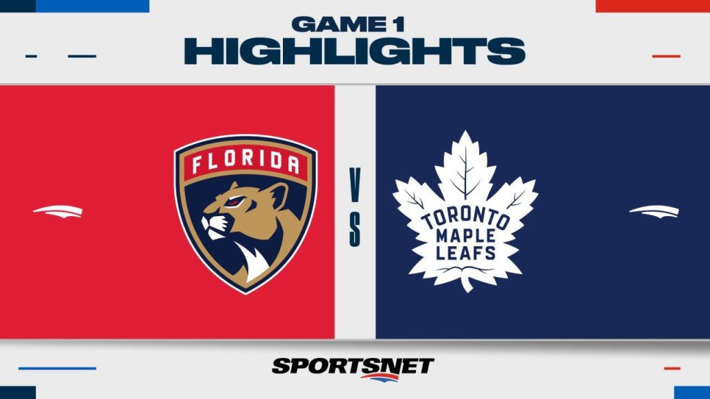 Florida Panthers vs. Toronto Maple Leafs 2023 Stanley Cup Playoff Round 2  Dueling Matthews & Tkachuk Puck