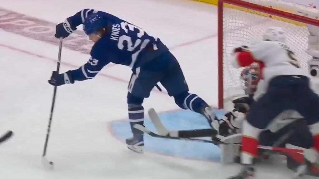 Gotta See it: Maple Leafs’ Matthew Knies ignites crowd with incredible first goal