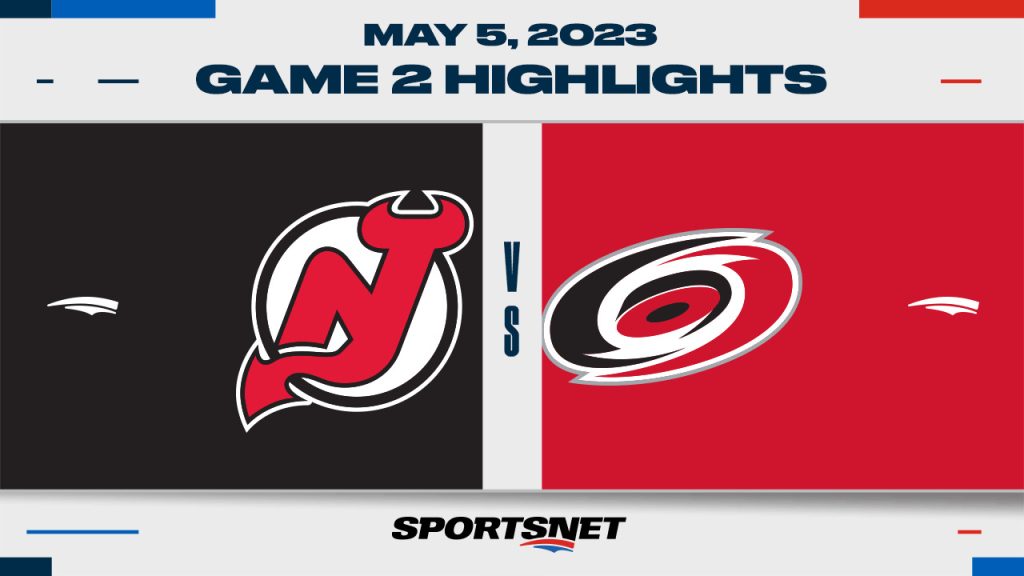 Highlights: Hurricanes 6-1 Devils in NHL Playoffs 2023
