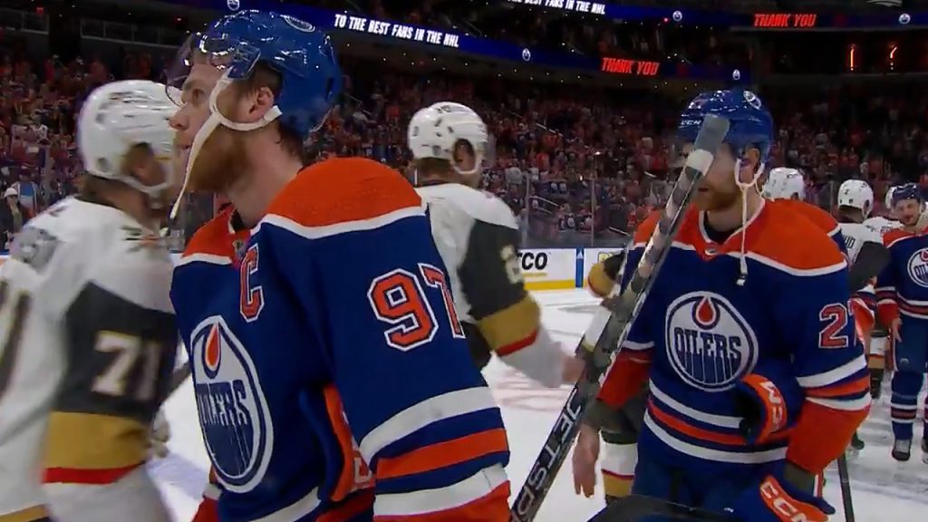 Edmonton Oilers on X: Draisaitl continued his dominance & Skinner  stopped 30 shots in the 5-1 series-tying win over Vegas. Paige & Cam  have your summary from @RogersPlace. @McDonaldsCanada