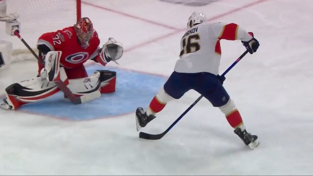 Gotta See It Panthers’ Barkov fakes between his legs to score unreal
