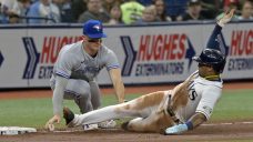 Blue Jays’ struggles continue as costly errors, quiet bats hand series opener to Rays