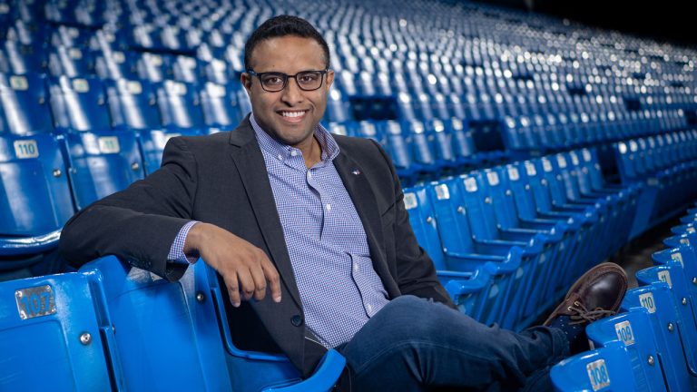 Toronto Blue Jays executive vice president, business operations, Anuk Karunaratne. (Photo courtesy of the Toronto Blue Jays)