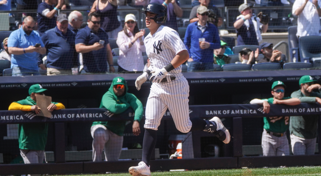 Volpe’s first career grand slam powers Yanks to sweep of lowly A’s