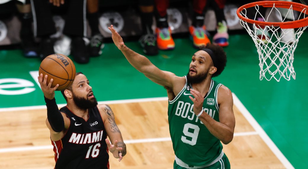 Celtics stave off elimination once again, force Game 6 with drubbing of Heat